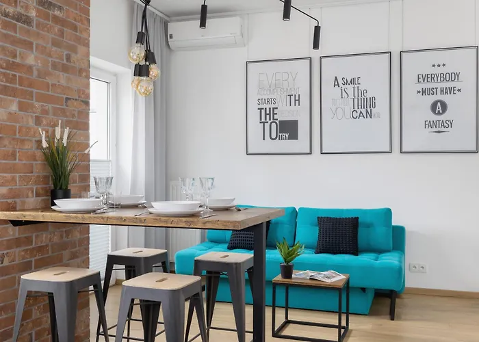 شقة Turquoise With Balcony & Air Conditioning By Renters *